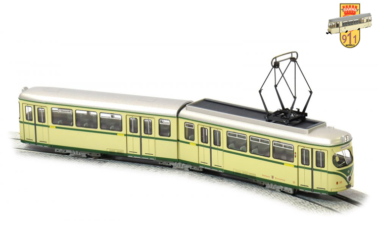 LH MODELLE Duewag GT6 Tramway de Braunschweig - Visitez notre site : www.911-models.com